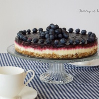 Creamy Blueberry Cheesecake (no bake)