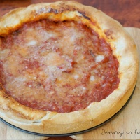 Chicago-Style Pizza (can be vegetarian)